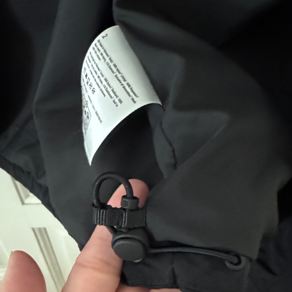 Lululemon Always Effortless Jacket coat LONG rain windbreaker Black size 2 - Picture 5 of 12
